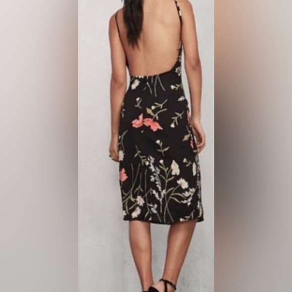 Reformation Halter Neck Midi Dress with Low Back | size 6 - Picture 2 of 10